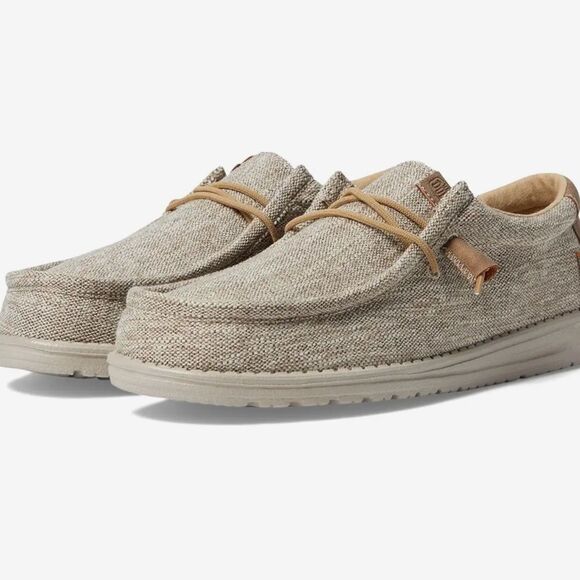 Hey Dude Men's Wally Ascend Woven Casual Shoes Sz 8 41 EU Slip-On NEW~~ - Picture 2 of 6
